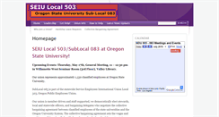 Desktop Screenshot of local083.seiu503.org
