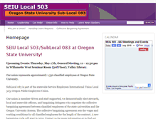 Tablet Screenshot of local083.seiu503.org